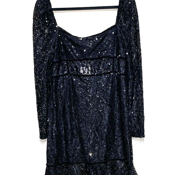 NWT Lovers and Friends Revolve Penelope Black Cocktail Dress Sz XL Host Pick - Picture 5 of 10